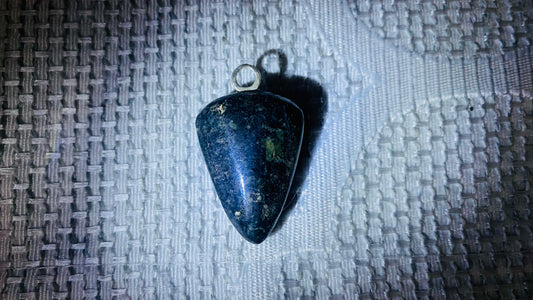 Hand shaped Green pendant