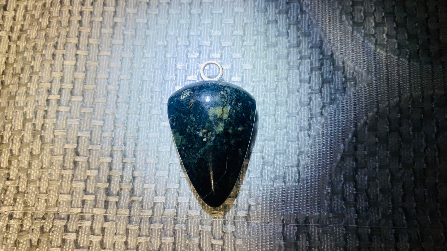 Hand shaped Green pendant