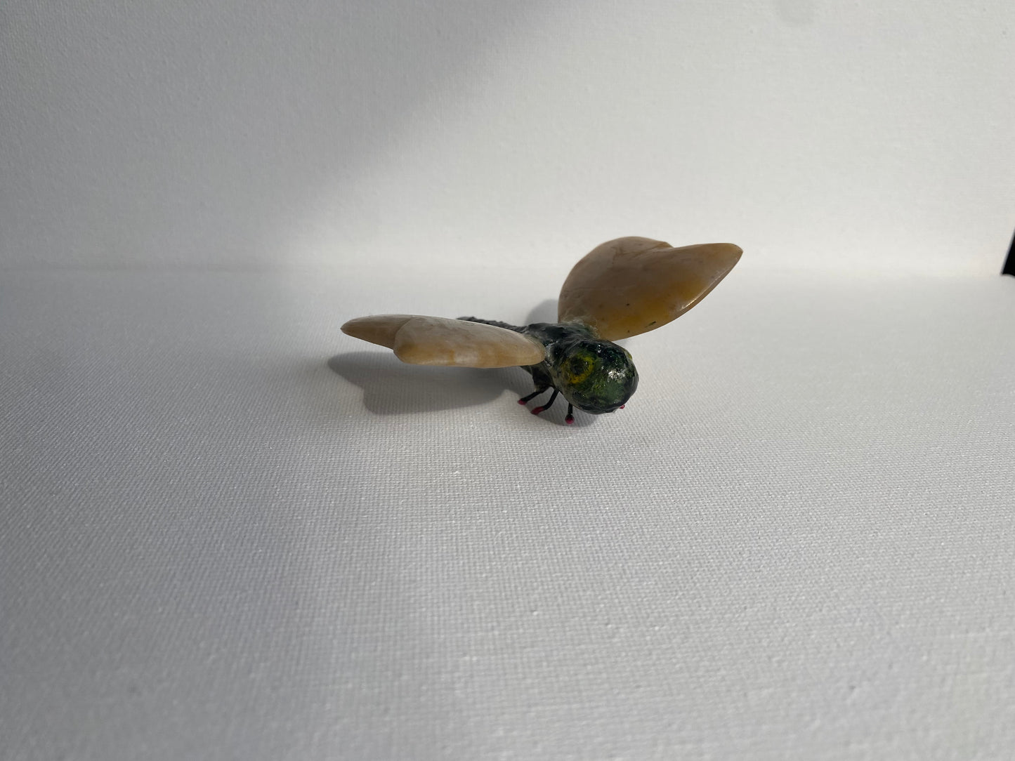 Stone wing fly with a clay body hand made