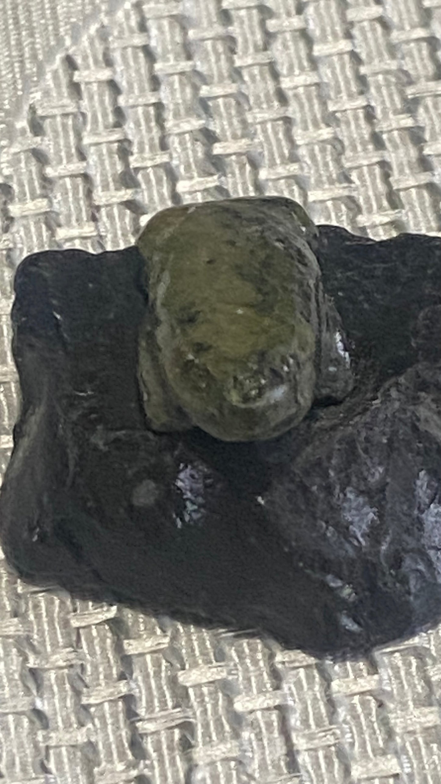 Hand carved frog