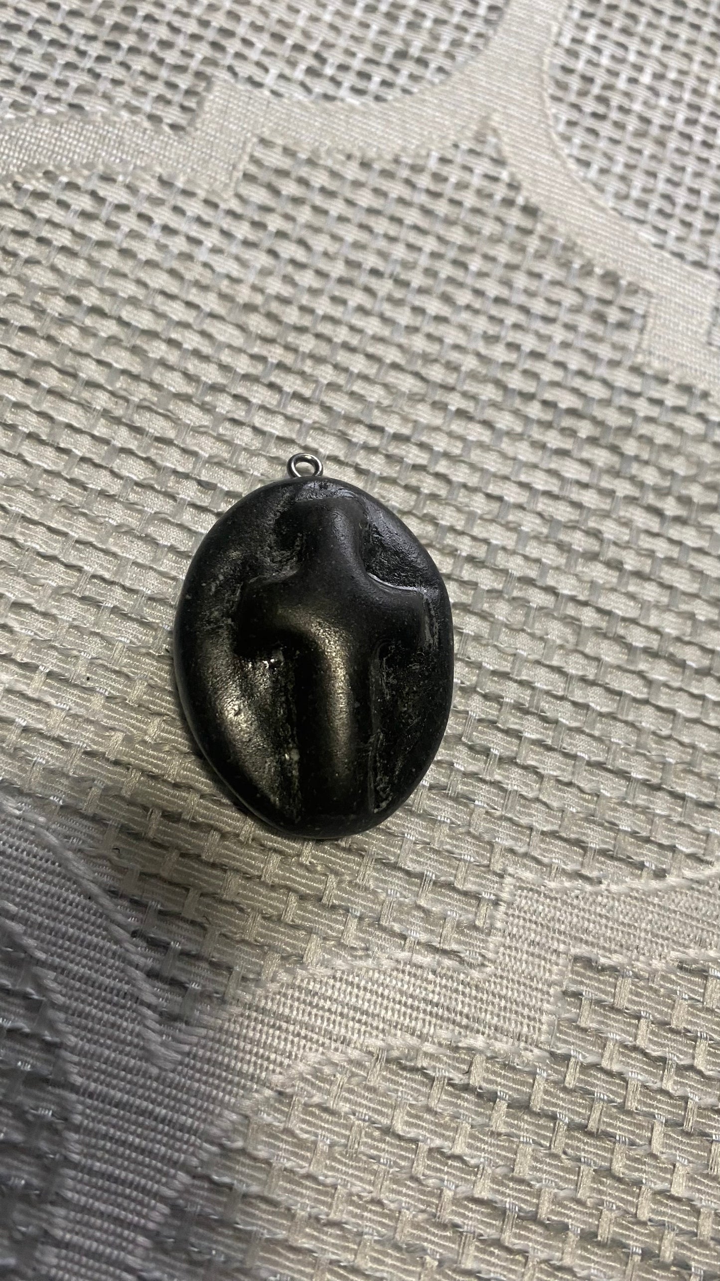 Hand carved stone pendant/charm