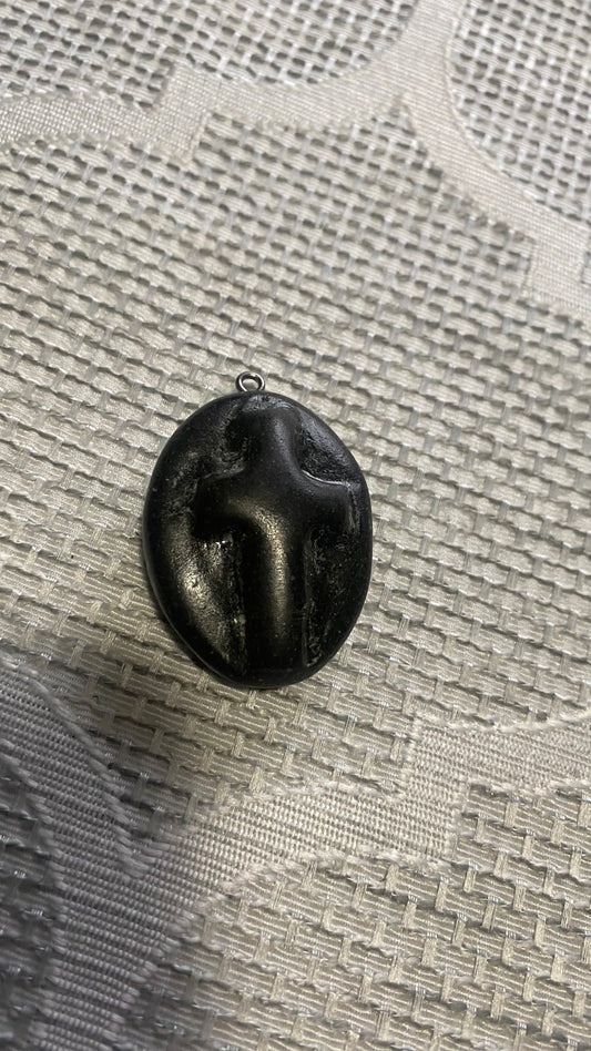 Hand carved stone pendant/charm