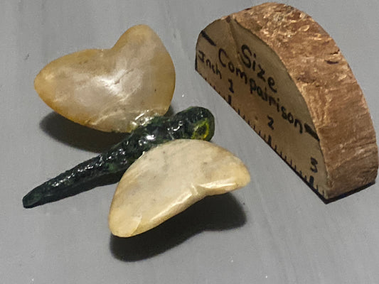 Stone wing fly with a clay body hand made